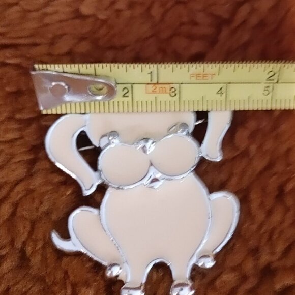 Vintage Sarah Coventry "Puppy Love" Dog Puppy Brooch/Pin - Picture 5 of 5